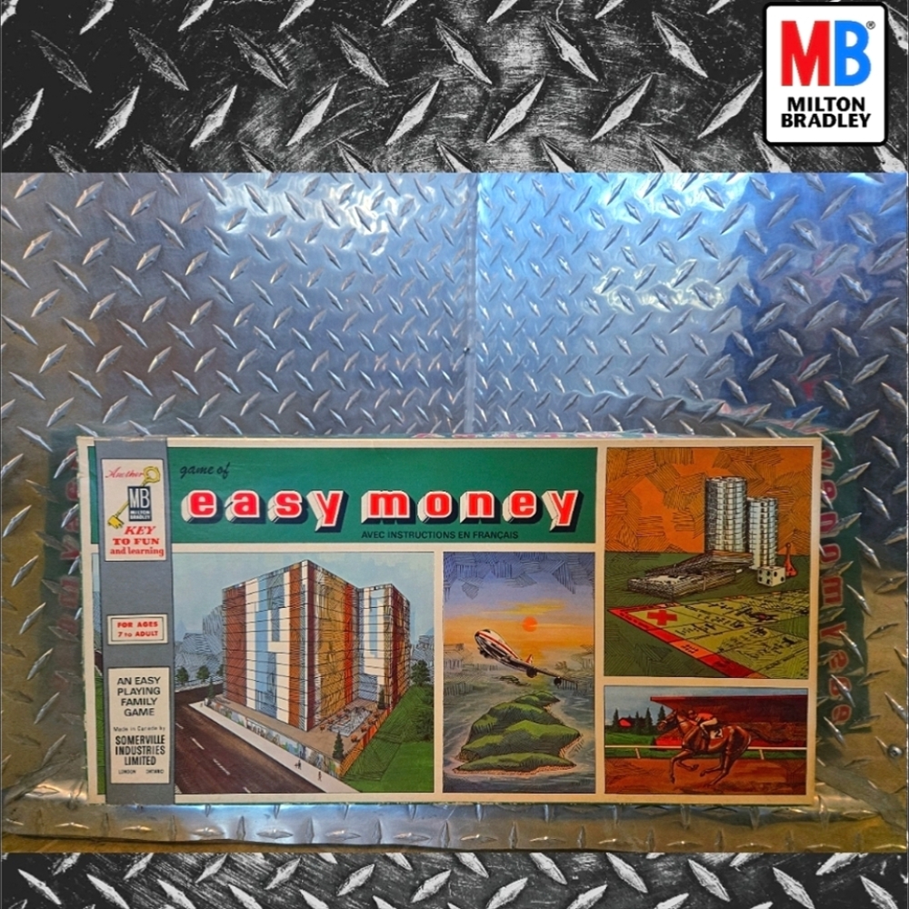 Milton Bradley Easy Money Board Game 1956